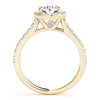 Diamond Halo Engagement Ring RSK50891-E-1/2 (Yellow)