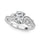 LAB GROWN ROUND GROWN CENTER ONE CARAT DIAMOND LADIES LGD 50781 - E
