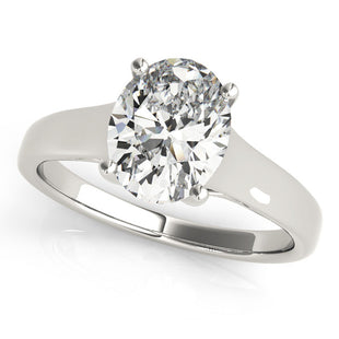 LAB GROWN 1 CARAT OVAL SHAPE DIAMOND ENGAGEMENT RING LGD 82653-1