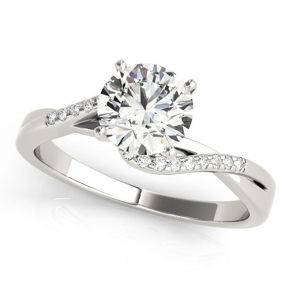 LAB GROWN ROUND DIAMOND LADIES ENGAGEMENT RING LGD 84263