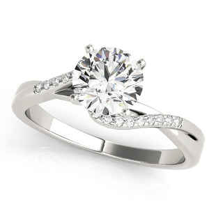 LAB GROWN ROUND DIAMOND LADIES ENGAGEMENT RING LGD 84263