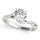 LAB GROWN ROUND DIAMOND LADIES ENGAGEMENT RING LGD 84263