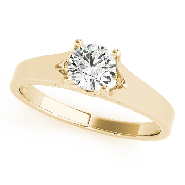 LAB GROWN I CARAT ROUND DIAMOND ENGAGEMENT RING LGD 82962 – 1
