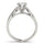 LAB GROWN 1 CARAT ROUND BRILLIANT DIAMOND ENGAGEMENT RING LGD 83517