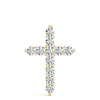 11-Diamond Cross Pendant 14KT