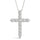 11-Diamond Cross Pendant 14KT