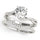 LAB GROWN ROUND DIAMOND LADIES ENGAGEMENT RING LGD 84263