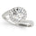 LAB GROWN ONE CARAT ROUND DIAMOND LADIES ENGAGEMENT RING LGD 50426-E-1