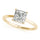 LAB GROWN 1 CARAT PRINCESS CUT DIAMOND ENGAGEMENT RING LGD 51139 E – 1