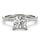 LAB GROWN PRINCESS SHAPE DIAMOND ENGAGEMENT RING LGD 51161 - E