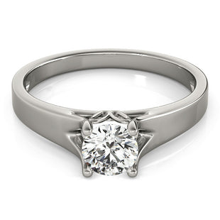 LAB GROWN I CARAT ROUND DIAMOND ENGAGEMENT RING LGD 82962 - 1