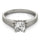 LAB GROWN I CARAT ROUND DIAMOND ENGAGEMENT RING LGD 82962 - 1