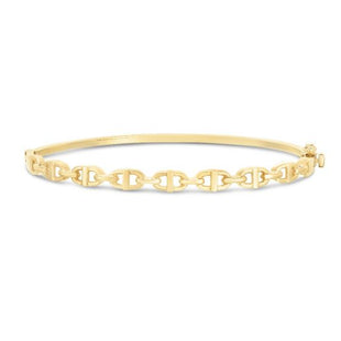 14K Puffed Mariner Bangle (BG3540)
