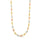 14K Tri-color Gold Puffed Mariner Link Chain (RC1050)