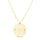 14K Gold Large Longevity Medallion Necklace (RC14418)