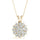 Diamond Cluster Pendant RSK30207-1 (Yellow)