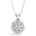 Diamond Cluster Pendant RSK30207-1 (White)