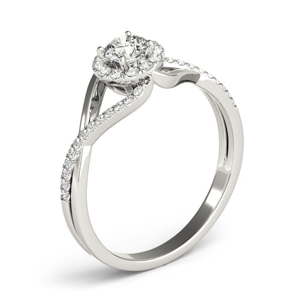 Diamond Engagement Ring RSK84828-E-1/2 (White)