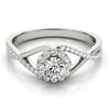 Diamond Engagement Ring RSK84828-E-1/2 (White)