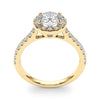 Diamond Halo Engagement Ring RSK50891-E-1/2 (Yellow)