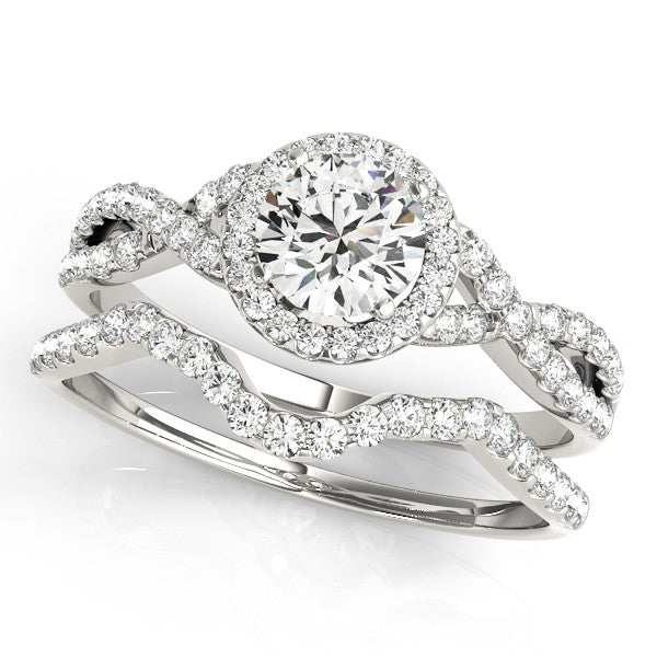 Fancy Diamond Wedding Band RSK50536 (White)
