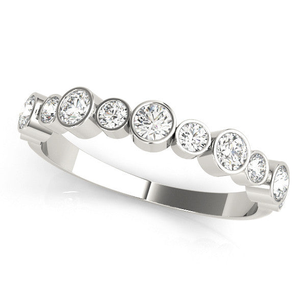 Wedding Band, Ladies Stackable Diamond Band RSK85034 (White)