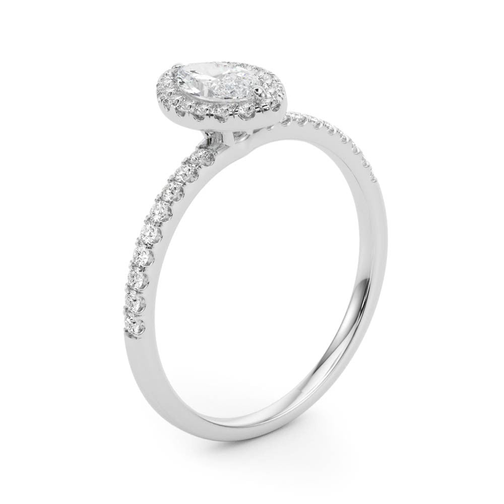 Diamond Marquise Engagement Ring RSK50908-E-8X4 (White)