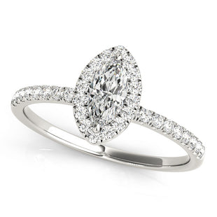 Diamond Marquise Engagement Ring RSK50908-E-8X4 (White)