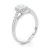 Diamond Oval Engagement Ring RSK50917-E-1/2 (White)