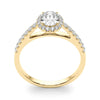 Diamond Oval Engagement Ring RSK50917-E-1/2 (Yellow)