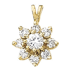 Diamond Cluster Pendant RSK30386-1/2