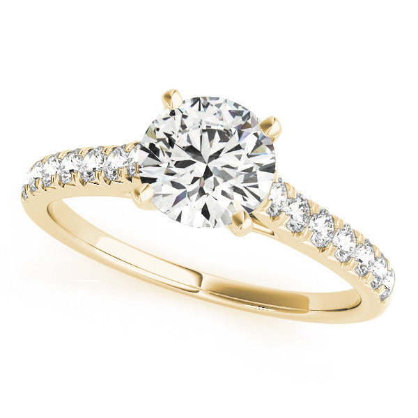 Princess Diamond Engagement Ring RSK50655-E (Yellow)