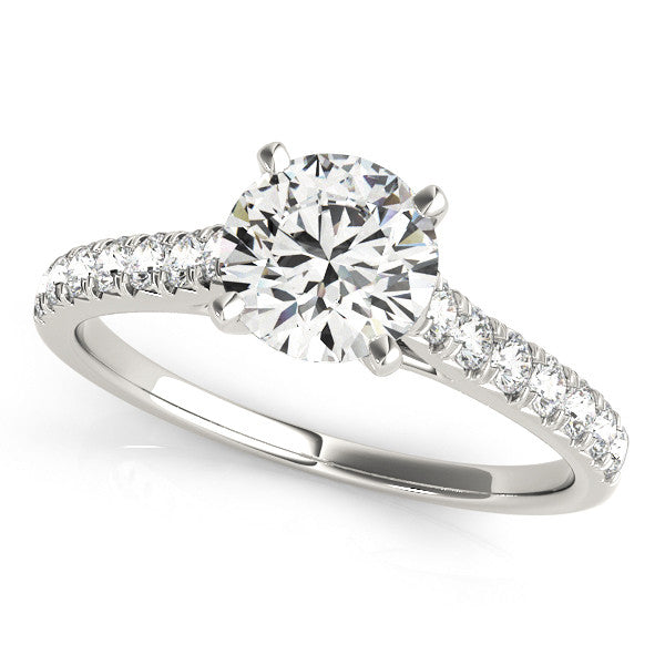 Princess Diamond Engagement Ring RSK50655-E (White)